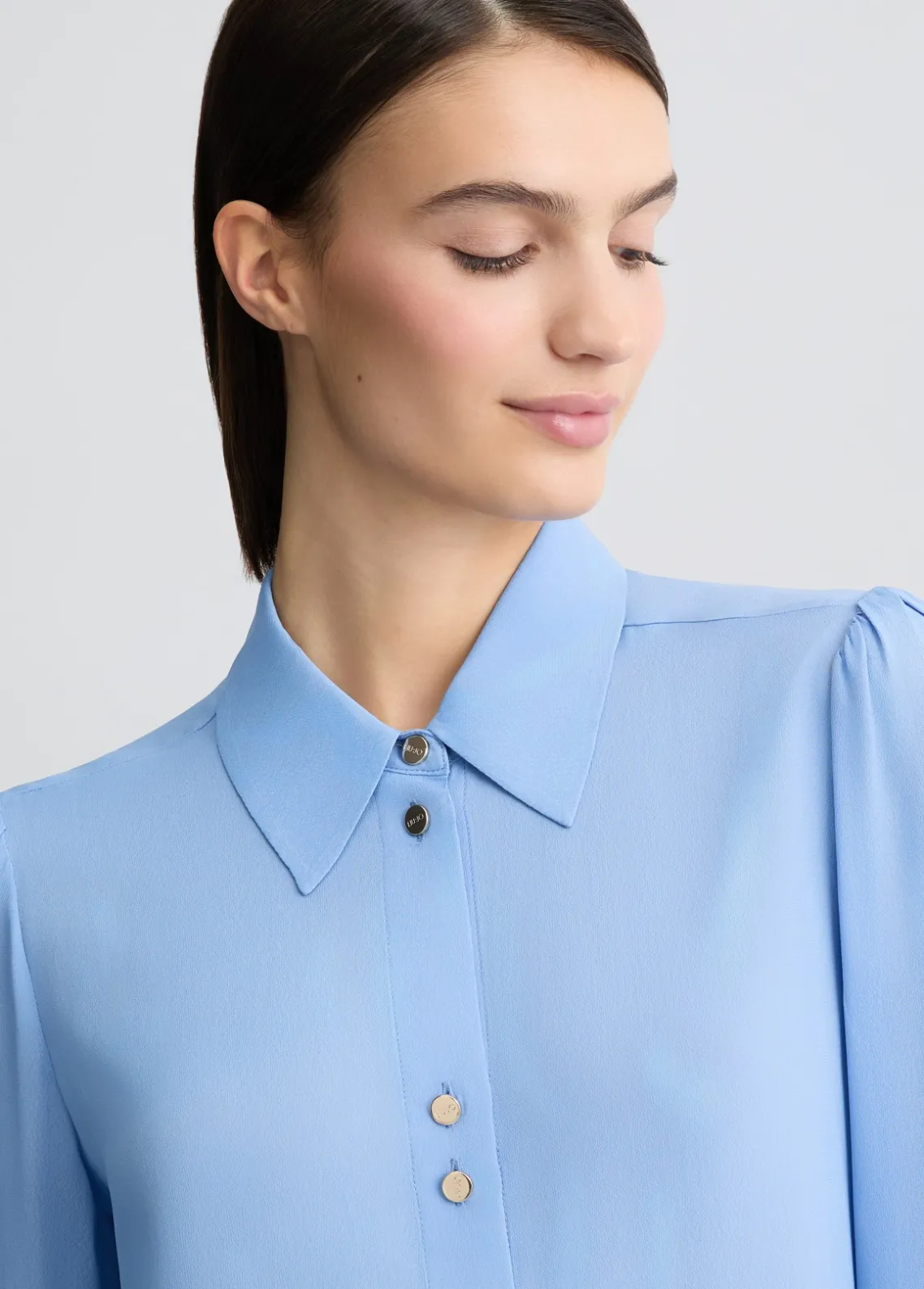 Liu Jo Blusa de crêpe de chine-Mujer Camisas Y Blusas
