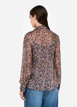 Liu Jo Blusa de gasa de seda-Mujer Camisas Y Blusas