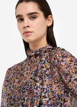 Liu Jo Blusa de gasa de seda-Mujer Camisas Y Blusas
