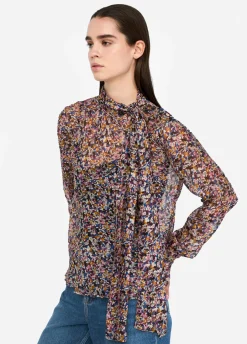 Liu Jo Blusa de gasa de seda-Mujer Camisas Y Blusas