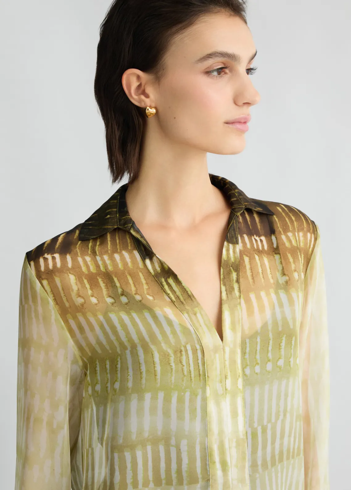 Liu Jo Blusa de gasa estampada-Mujer Camisas Y Blusas