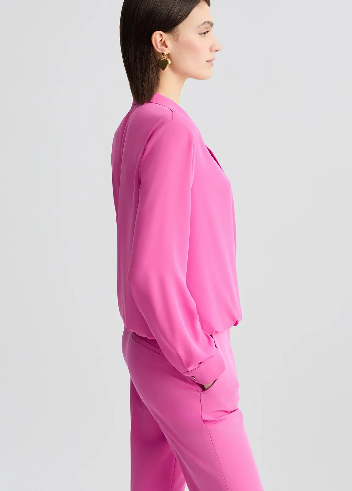 Liu Jo Blusa de tejido georgette-Mujer Camisas Y Blusas