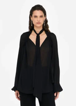 Liu Jo Blusa de tejido georgette-Mujer Camisas Y Blusas