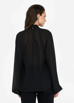 Liu Jo Blusa de tejido georgette-Mujer Camisas Y Blusas