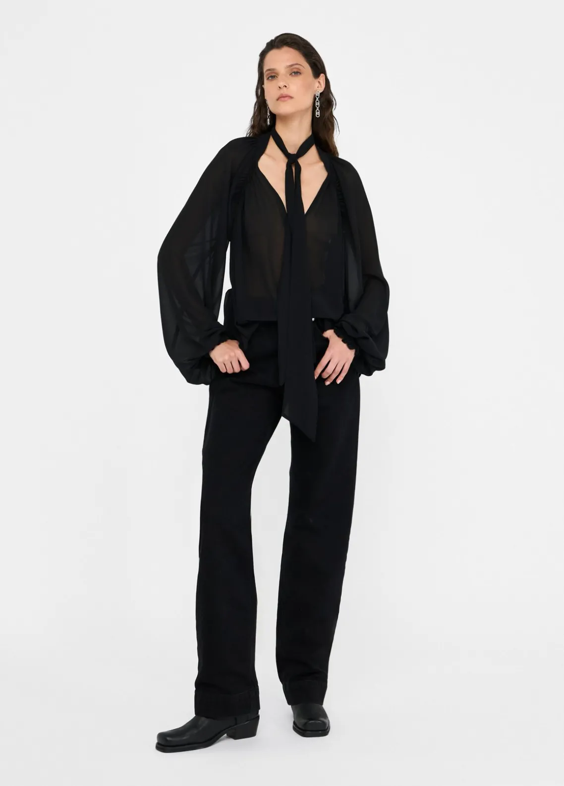 Liu Jo Blusa de tejido georgette-Mujer Camisas Y Blusas