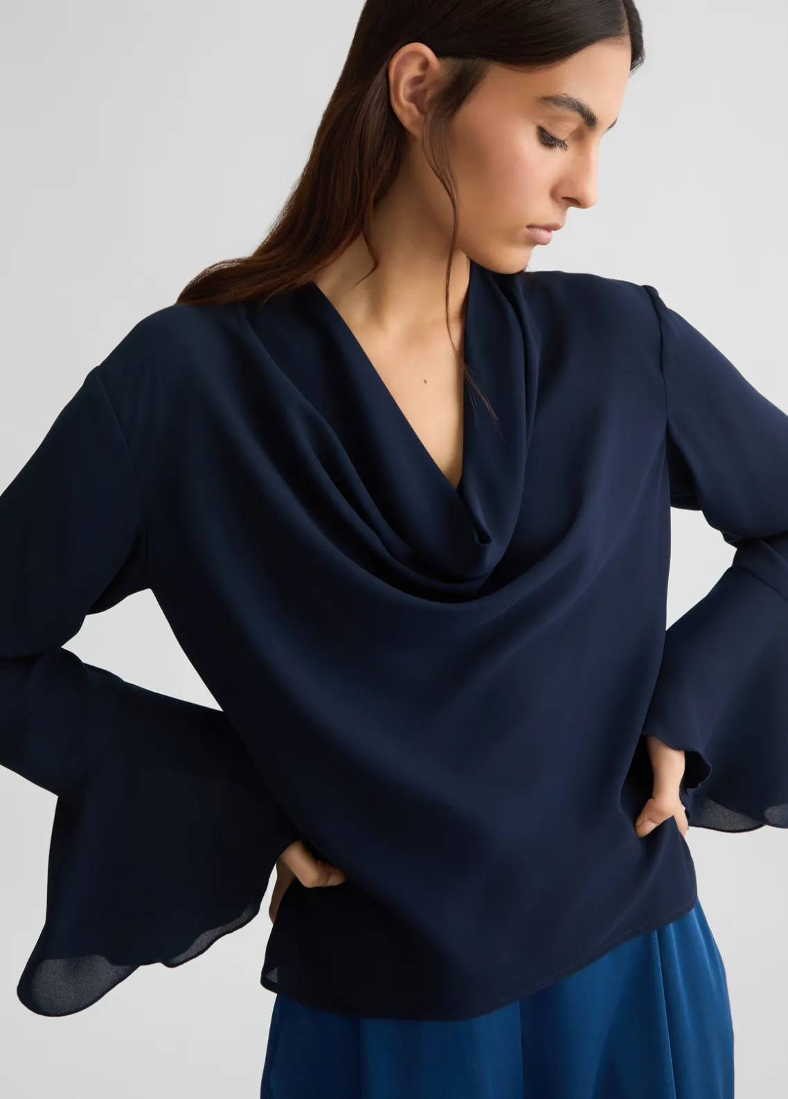 Liu Jo Blusa de tejido georgette-Mujer Camisas Y Blusas
