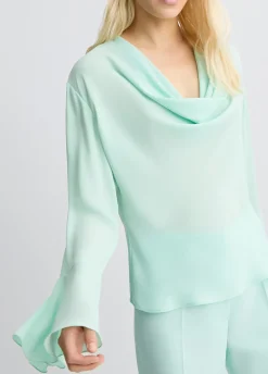 Liu Jo Blusa de tejido georgette-Mujer Camisas Y Blusas