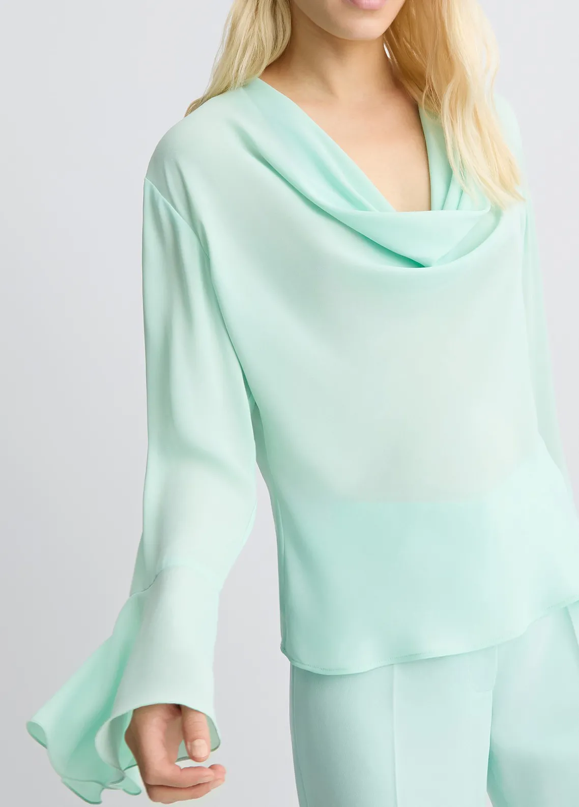 Liu Jo Blusa de tejido georgette-Mujer Camisas Y Blusas