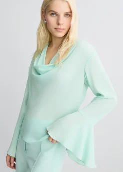Liu Jo Blusa de tejido georgette-Mujer Camisas Y Blusas