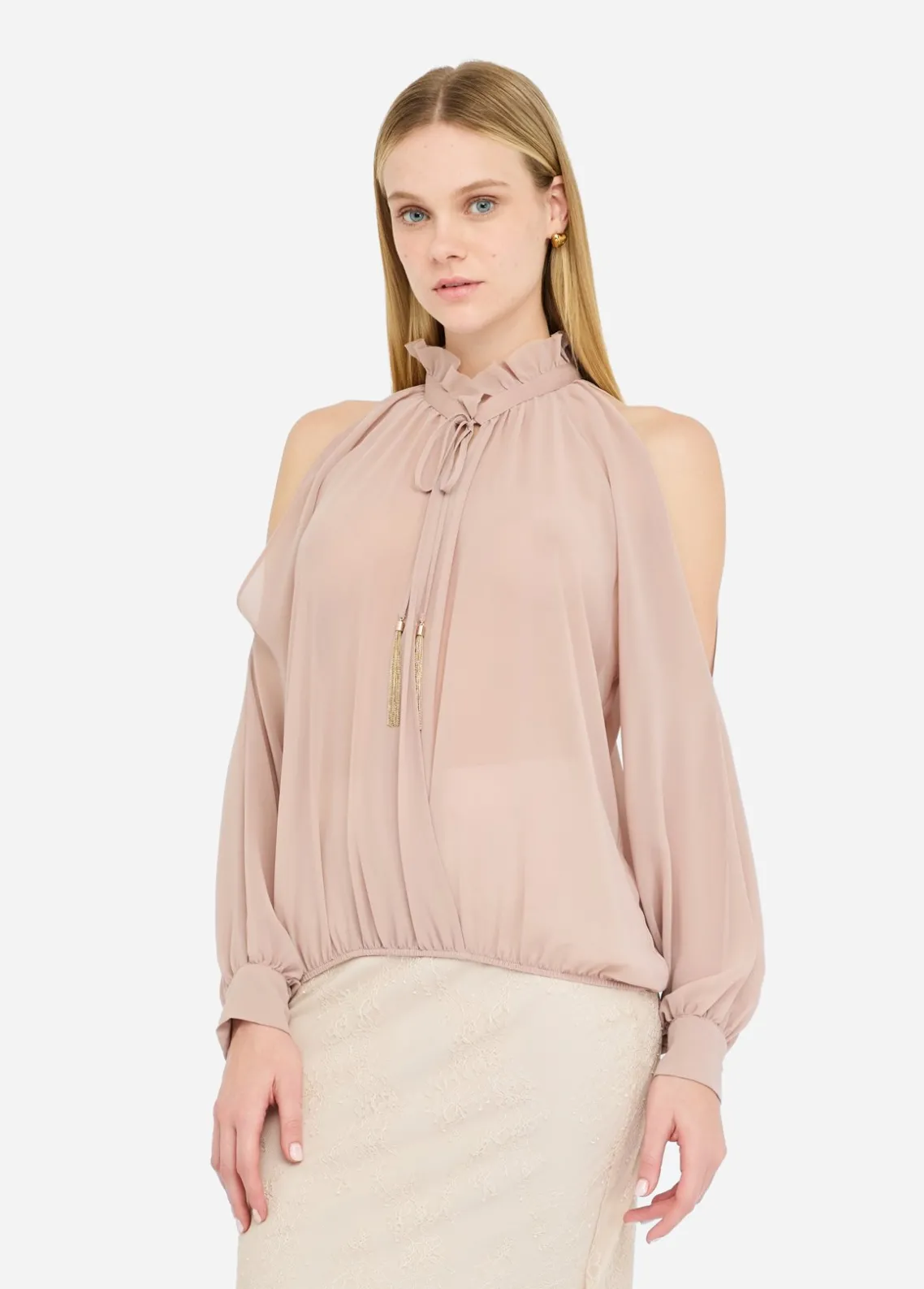 Liu Jo Blusa de tejido georgette-Mujer Camisas Y Blusas