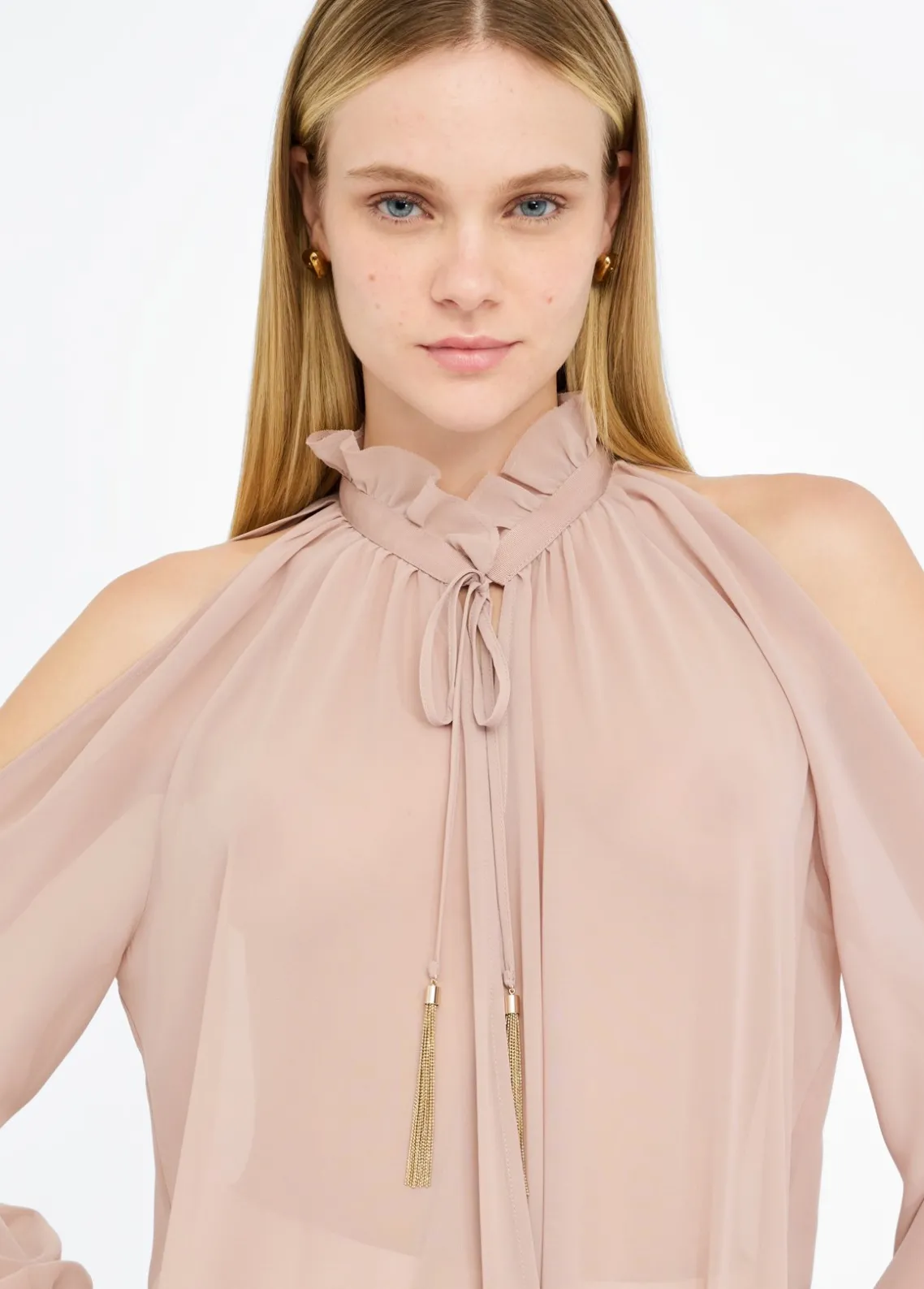 Liu Jo Blusa de tejido georgette-Mujer Camisas Y Blusas