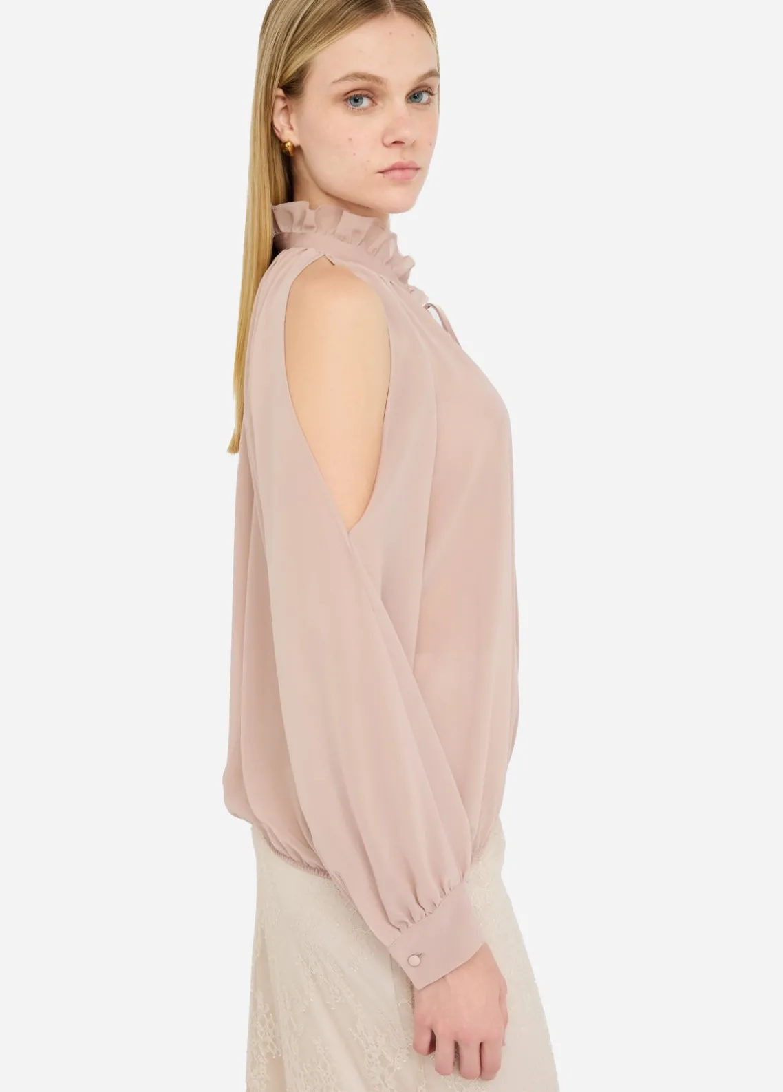 Liu Jo Blusa de tejido georgette-Mujer Camisas Y Blusas
