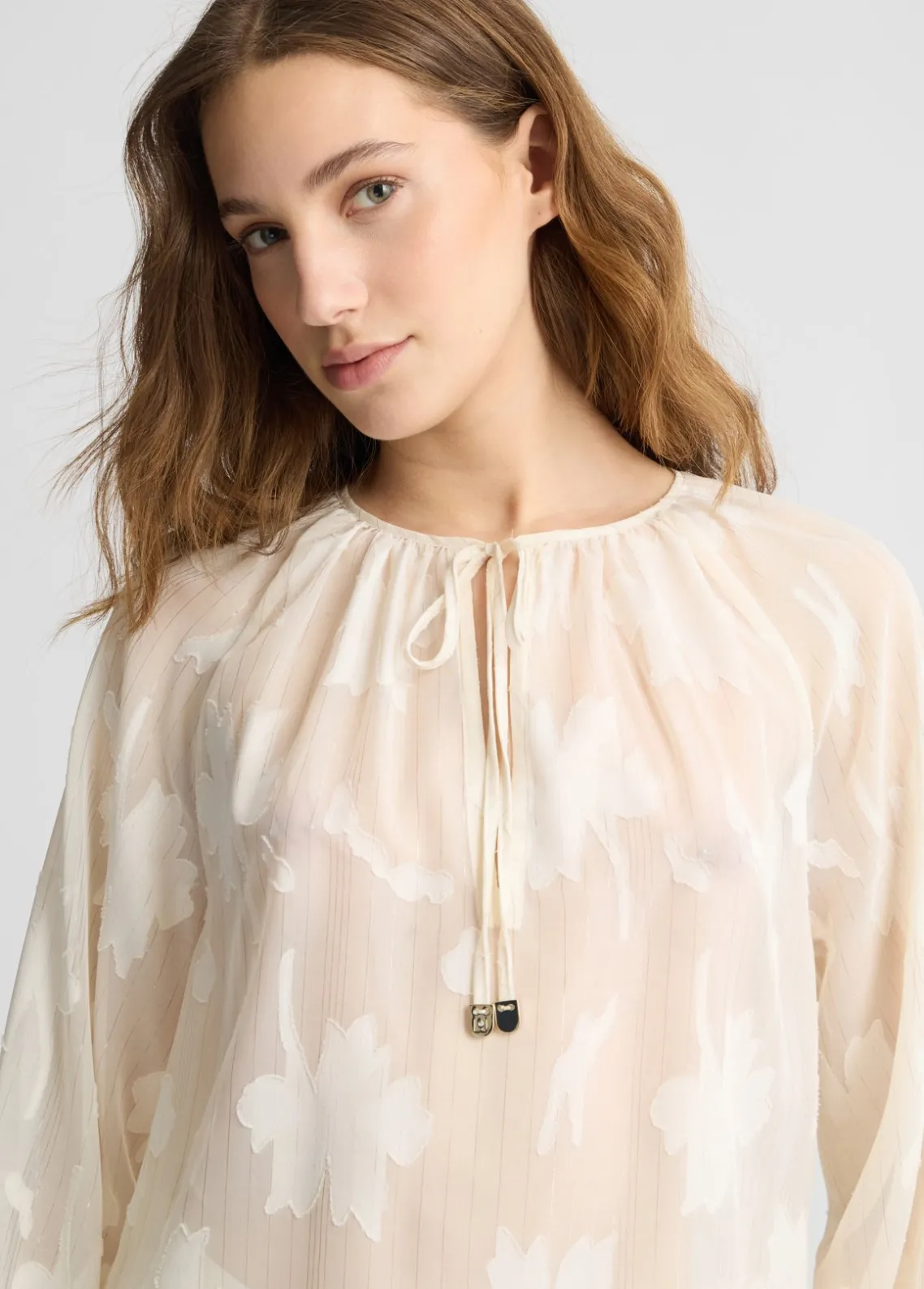 Liu Jo Blusa floral con lurex®-Mujer Camisas Y Blusas