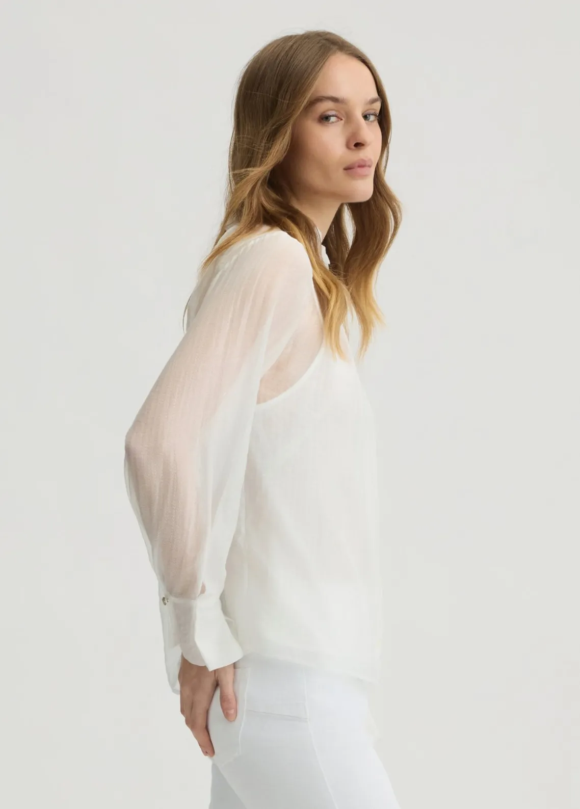 Liu Jo Blusa transparente-Mujer Camisas Y Blusas