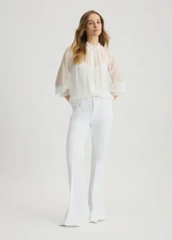 Liu Jo Blusa transparente-Mujer Camisas Y Blusas
