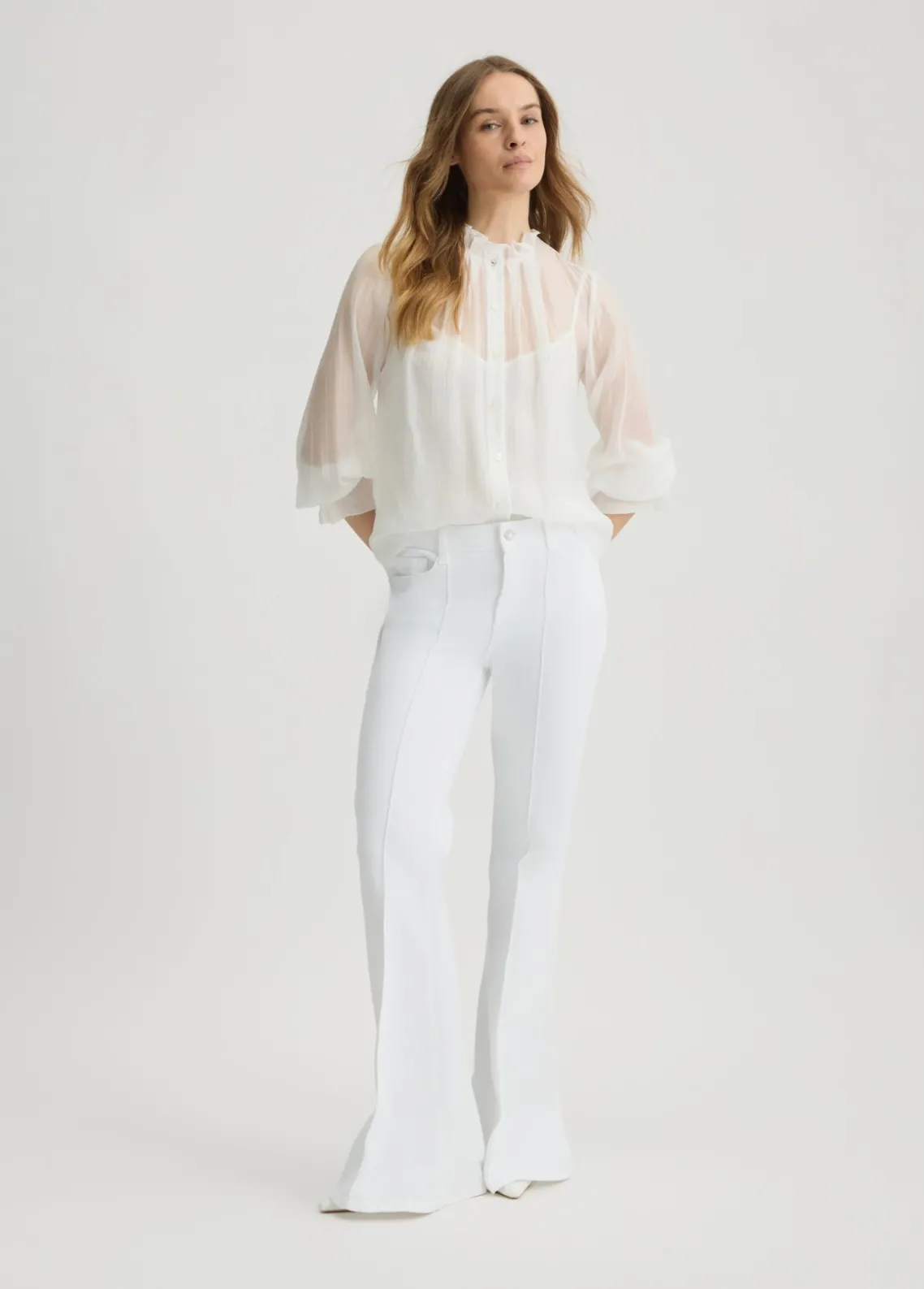 Liu Jo Blusa transparente-Mujer Camisas Y Blusas