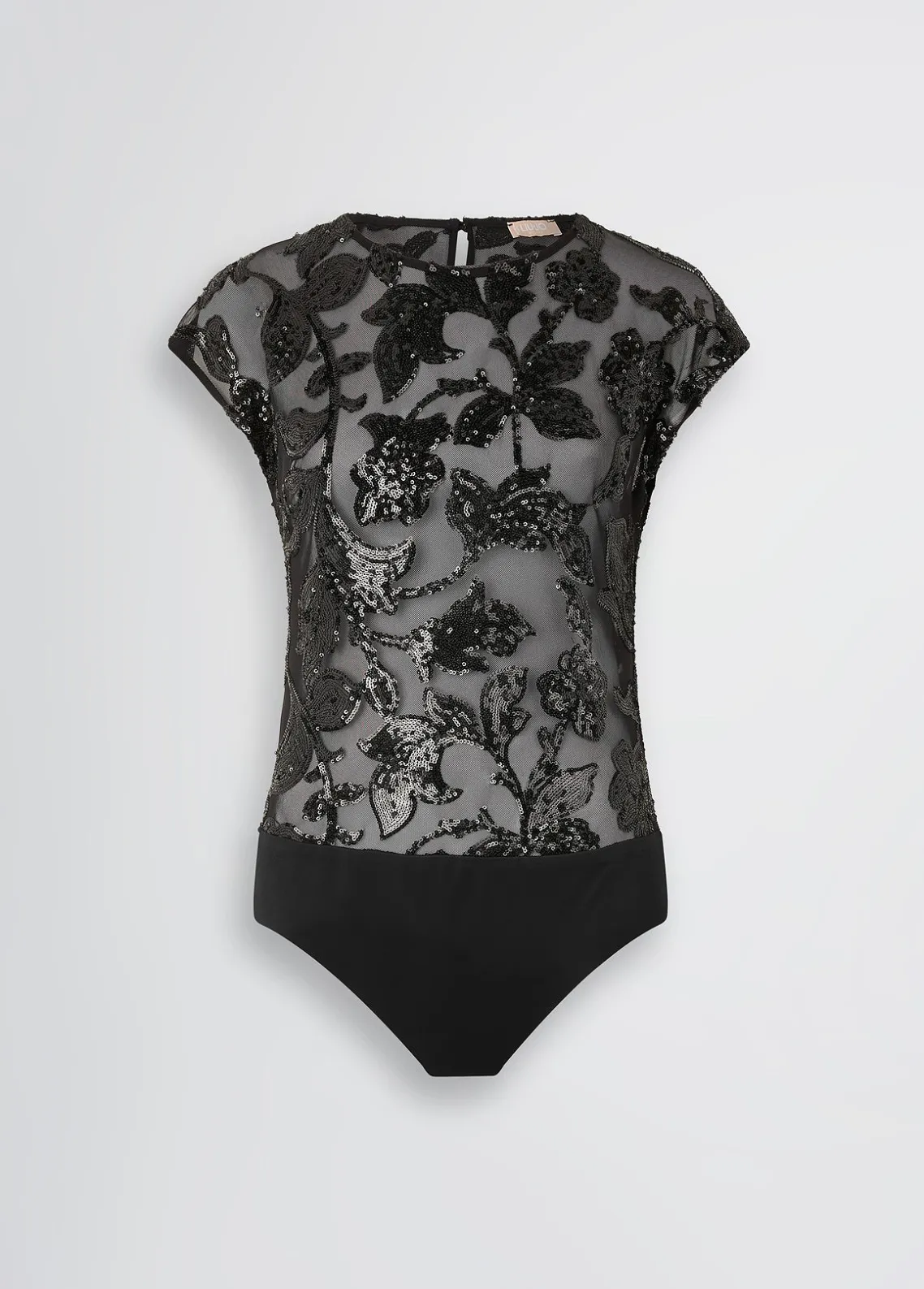 Liu Jo Body top de tul bordado-Mujer Camisetas Y Tops