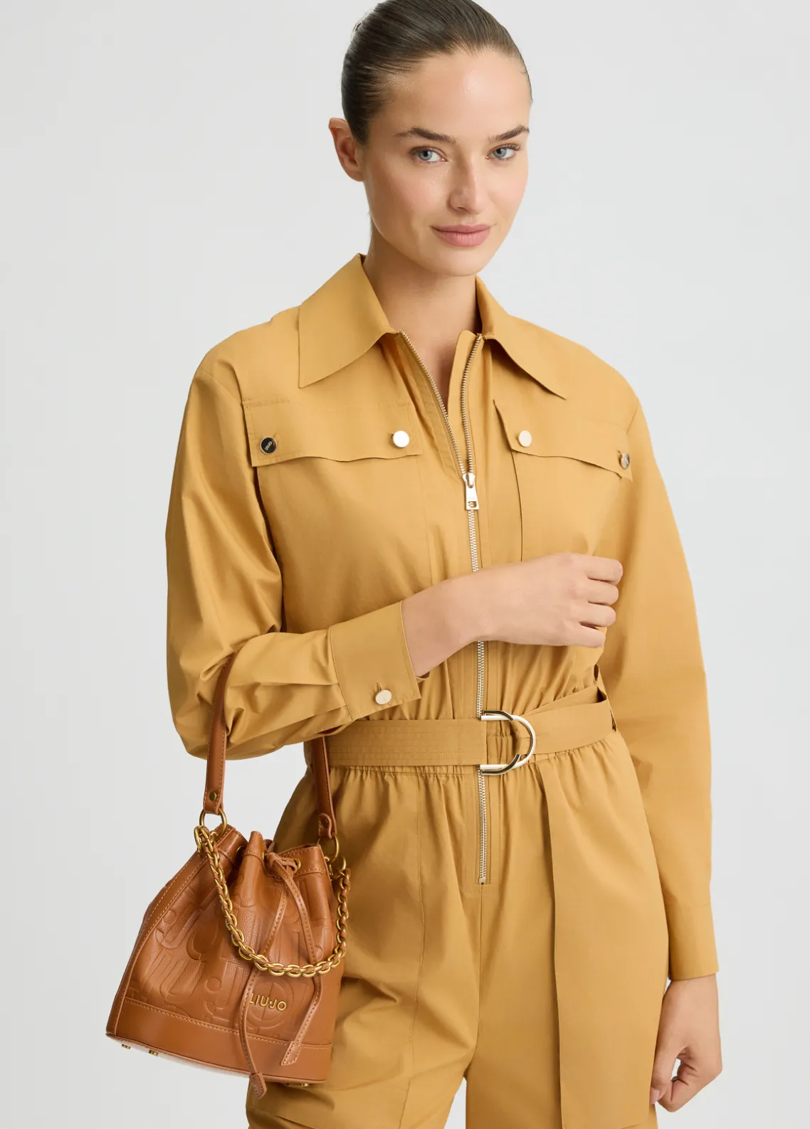 Liu Jo Bolso bombonera mediano con logotipo-Mujer Bolsos De Mano