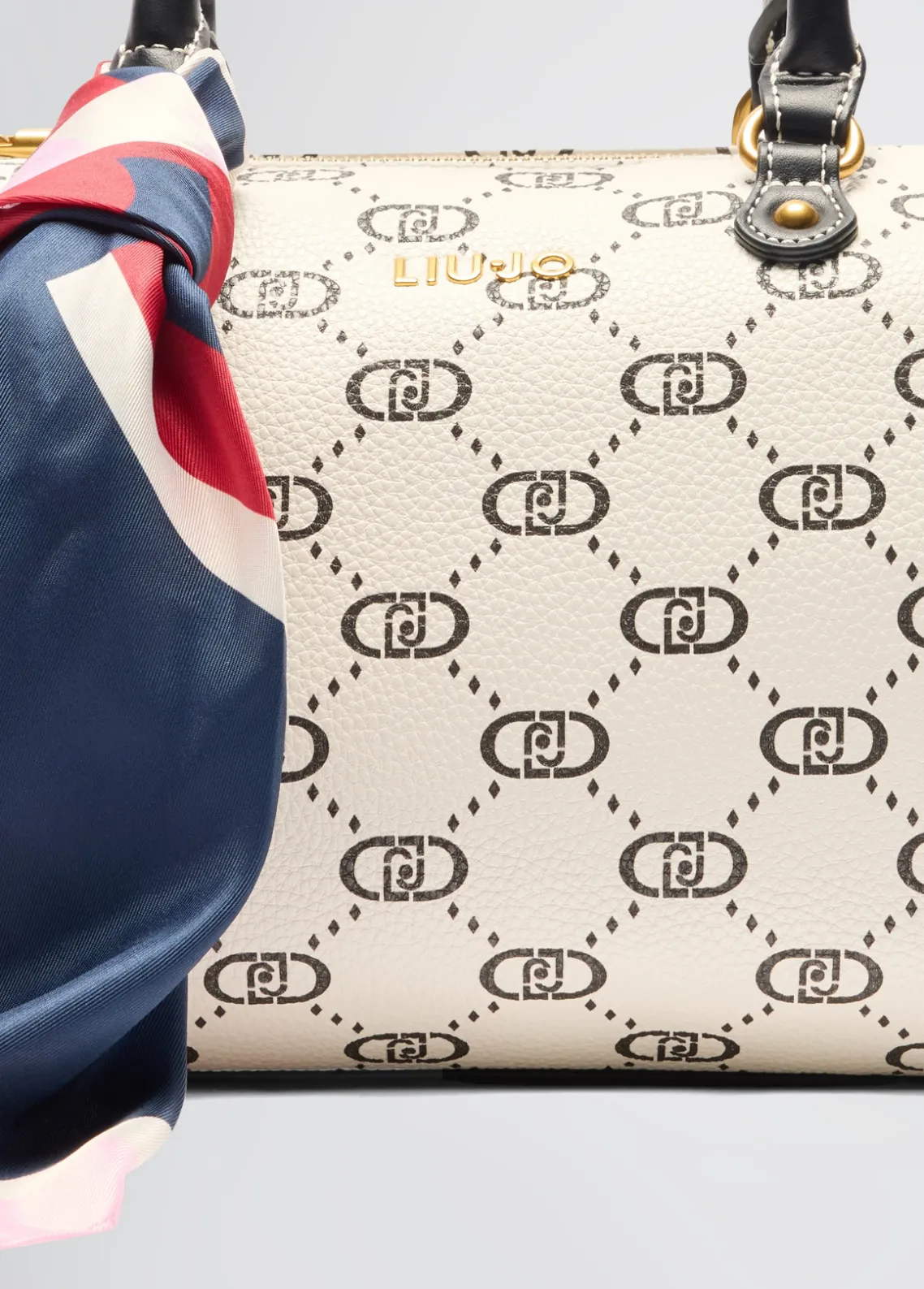 Liu Jo Bolso bowling mediano con fular-Mujer Bolsos De Mano
