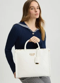 Liu Jo Bolso de mano mediano con charm-Mujer Bolsos De Mano