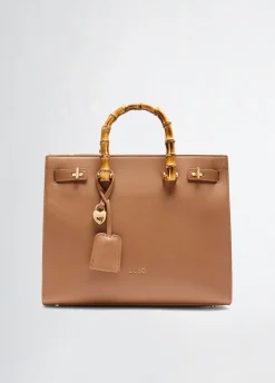 Liu Jo Bolso grande con asas efecto bambú-Mujer Bolsos De Mano