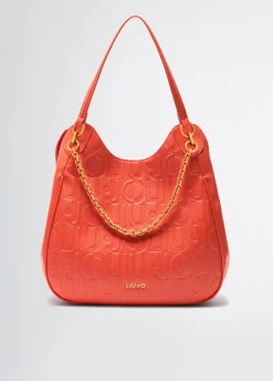 Liu Jo Bolso grande con cadena decorativa-Mujer Bolsos De Hombro