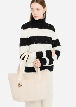 Liu Jo Bolso hobo grande de pelo sintético-Mujer Bolsos De Mano