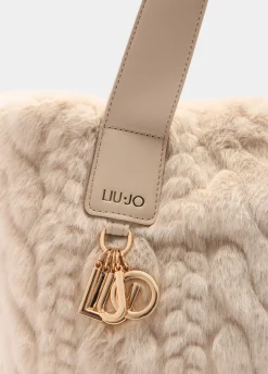 Liu Jo Bolso hobo grande de pelo sintético-Mujer Bolsos De Mano