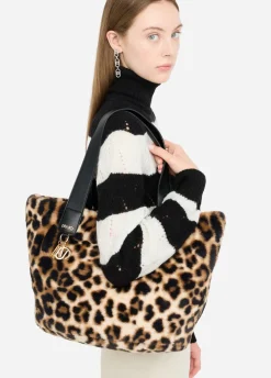 Liu Jo Bolso hobo grande de pelo sintético-Mujer Bolsos De Mano