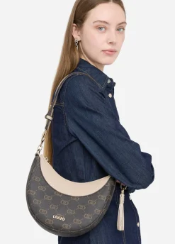 Liu Jo Bolso hobo mediano con logotipo-Mujer Bolsos De Hombro
