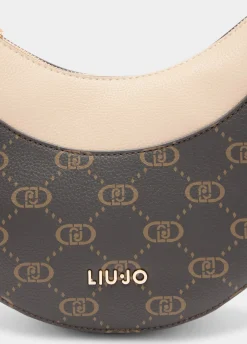 Liu Jo Bolso hobo mediano con logotipo-Mujer Bolsos De Hombro