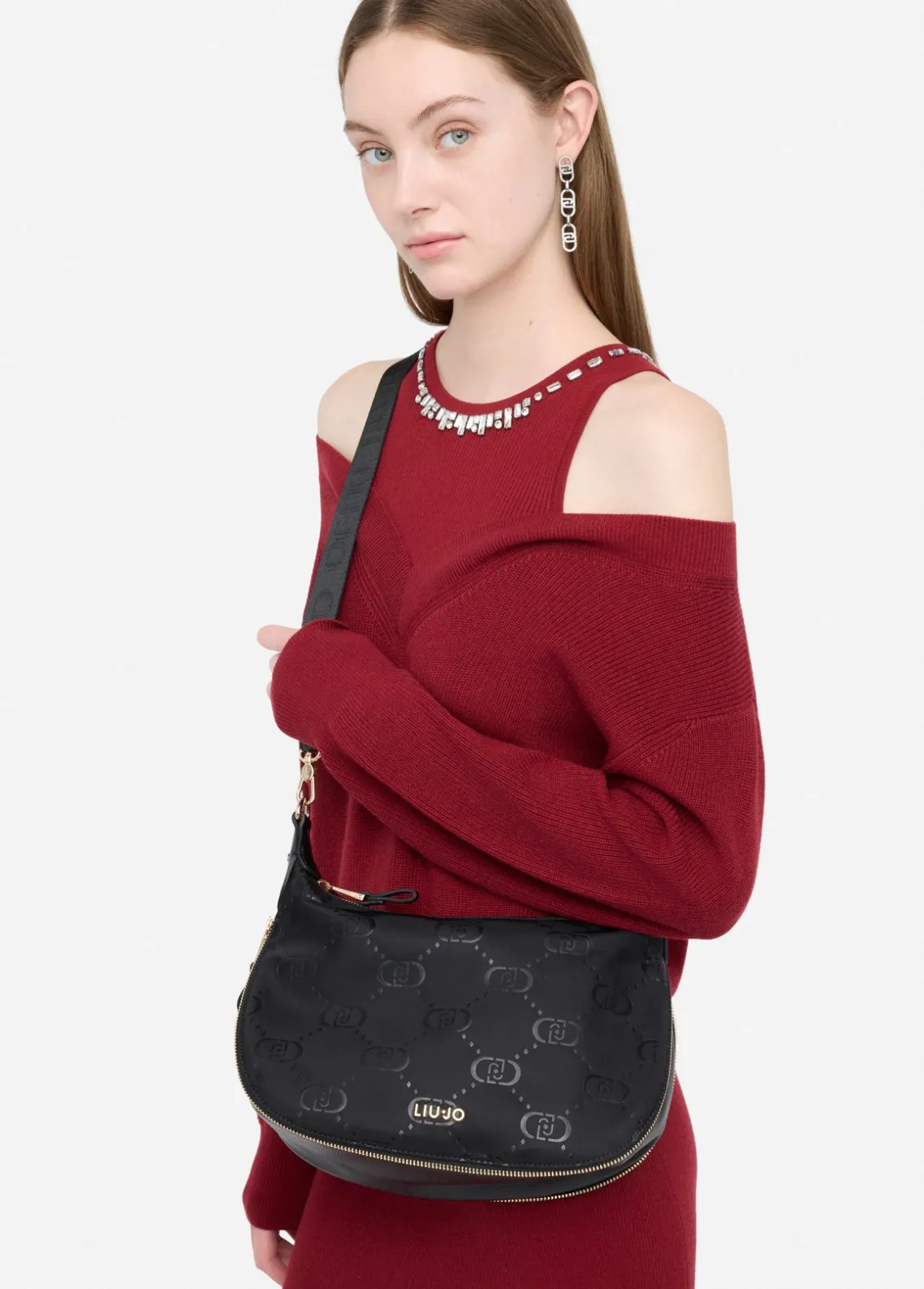 Liu Jo Bolso hobo mediano de nailon-Mujer Bolsos De Hombro