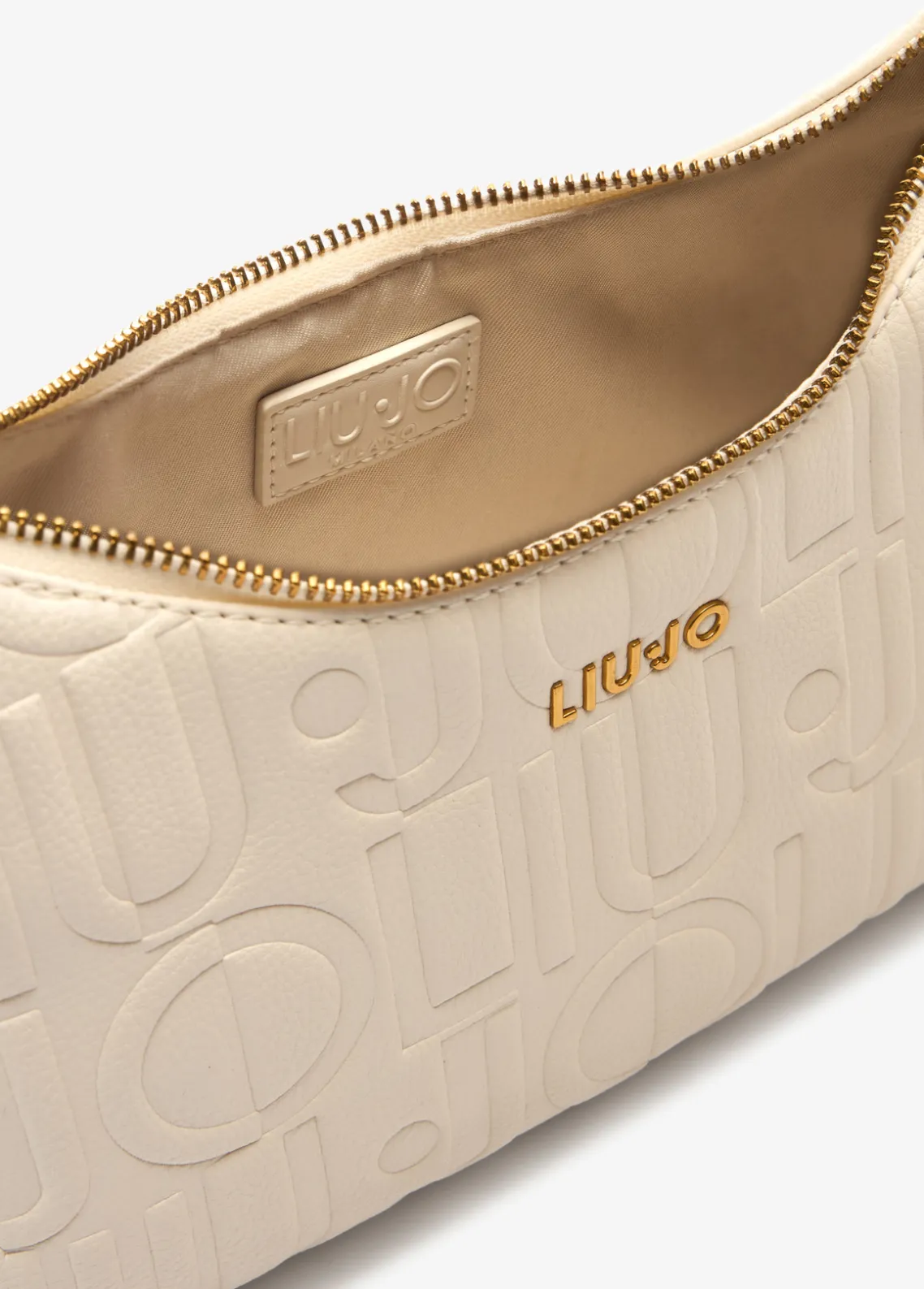 Liu Jo Bolso hobo pequeño con logotipo-Mujer Bolsos Bandoleras