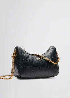 Liu Jo Bolso hobo pequeño con logotipo-Mujer Bolsos De Hombro