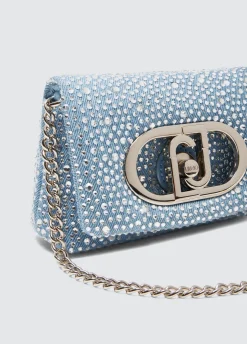 Liu Jo Bolso mini LaPuffy de denim-Mujer Bolsos Bandoleras|Lapuffy