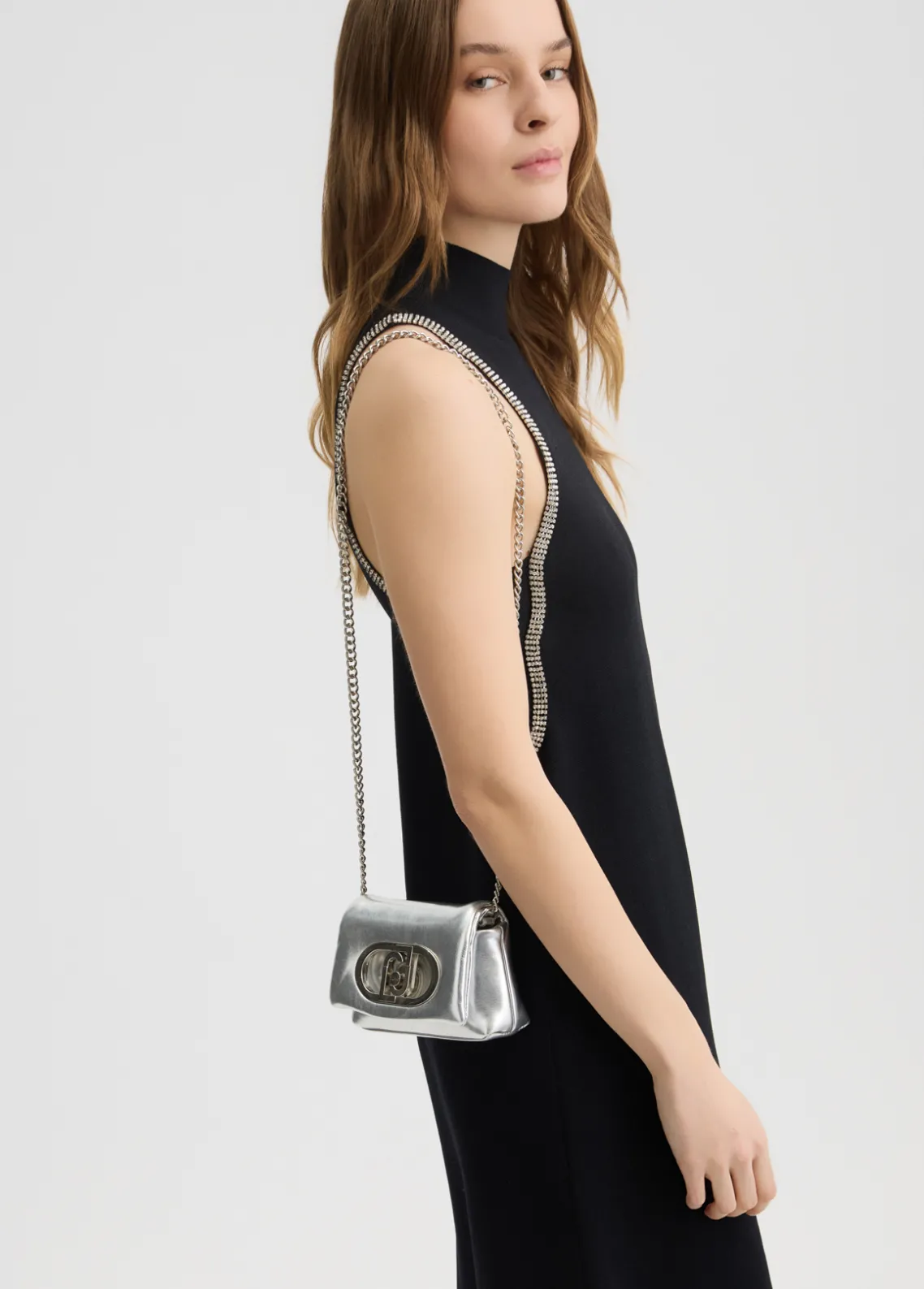 Liu Jo Bolso mini LaPuffy laminado-Mujer Bolsos Bandoleras|Lapuffy