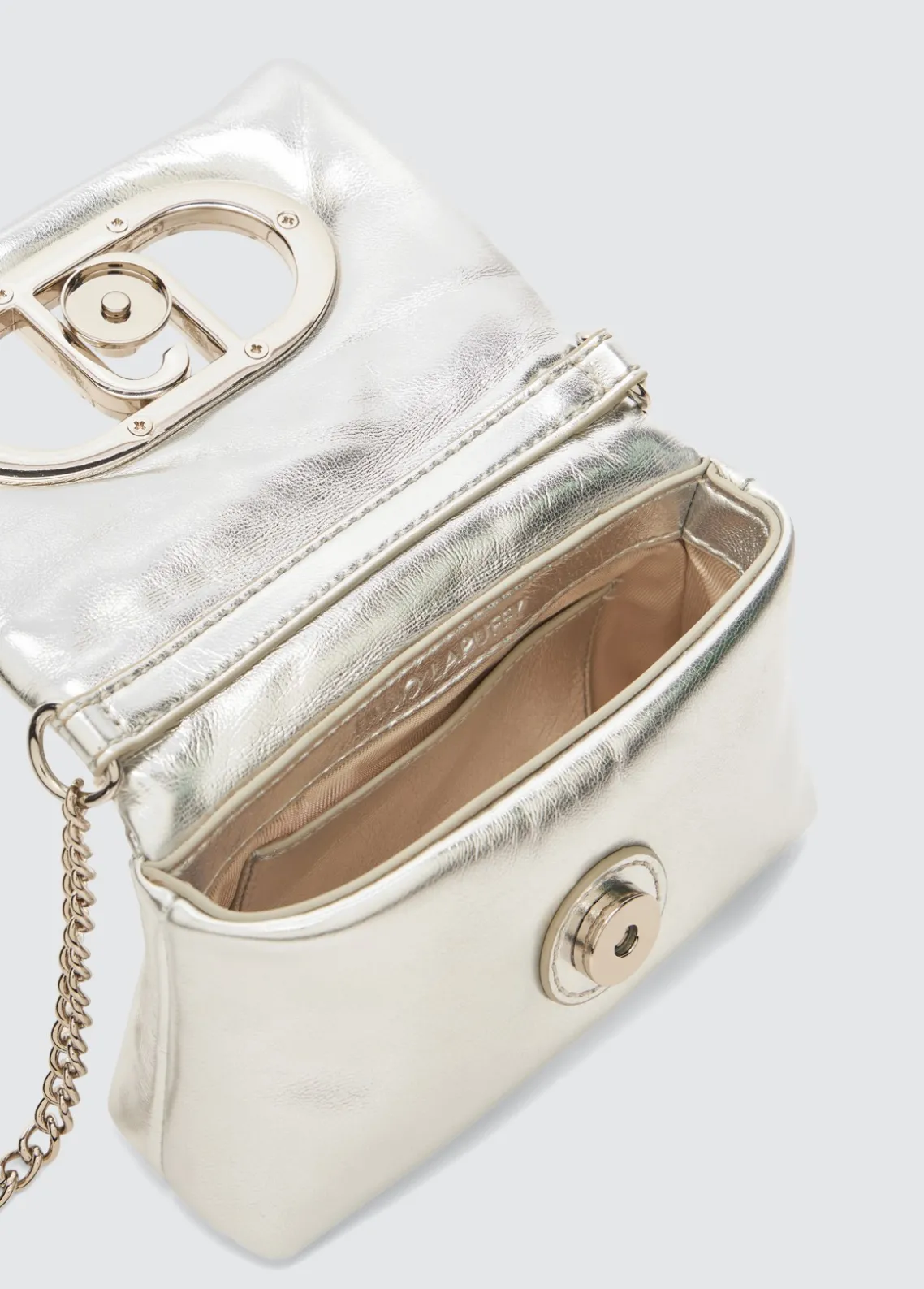 Liu Jo Bolso mini LaPuffy laminado-Mujer Bolsos Bandoleras|Lapuffy