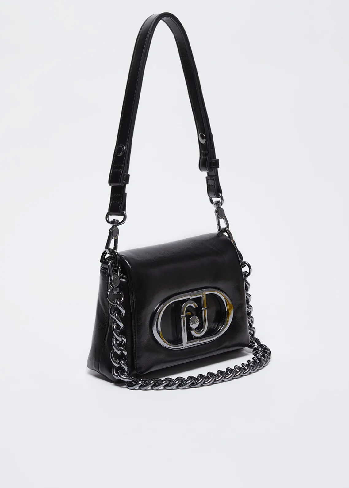 Liu Jo Bolso pequeño laminado LaPuffy-Mujer Bolsos Bandoleras|Lapuffy