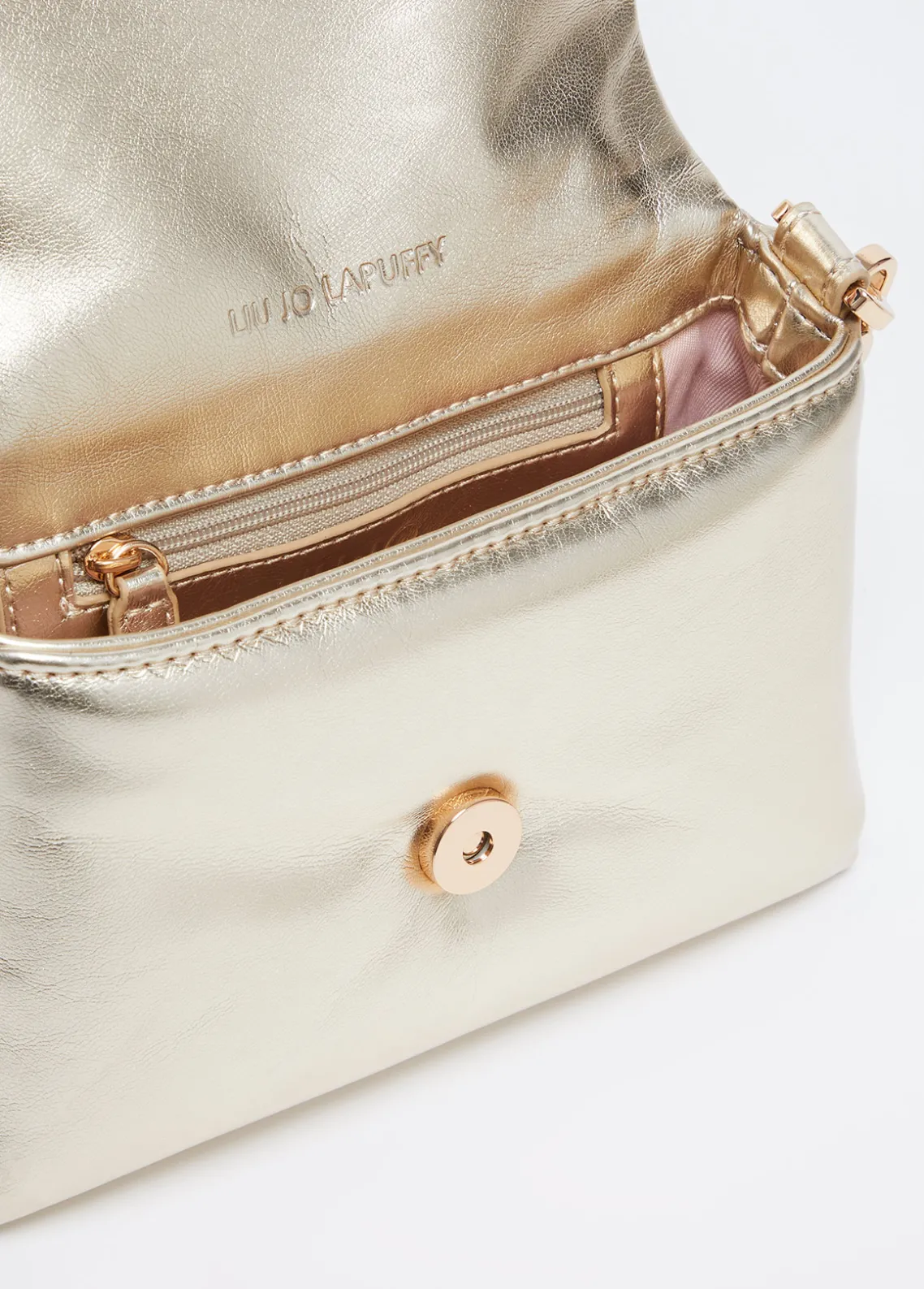 Liu Jo Bolso pequeño laminado LaPuffy-Mujer Bolsos Bandoleras|Lapuffy