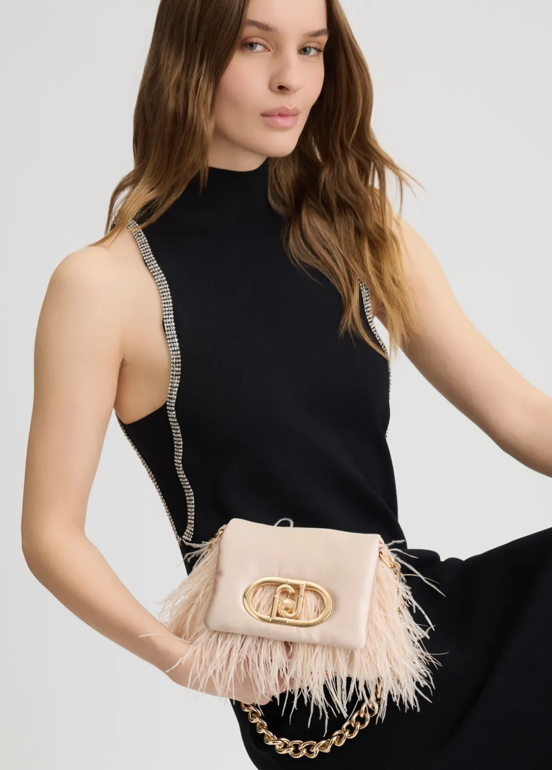 Liu Jo Bolso pequeño LaPuffy con plumas-Mujer Bolsos Bandoleras|Lapuffy