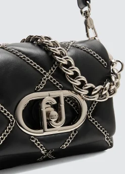 Liu Jo Bolso pequeño LaPuffy con cadenas-Mujer Bolsos Bandoleras|Lapuffy