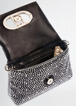 Liu Jo Bolso pequeño LaPuffy con strass-Mujer Bolsos Bandoleras