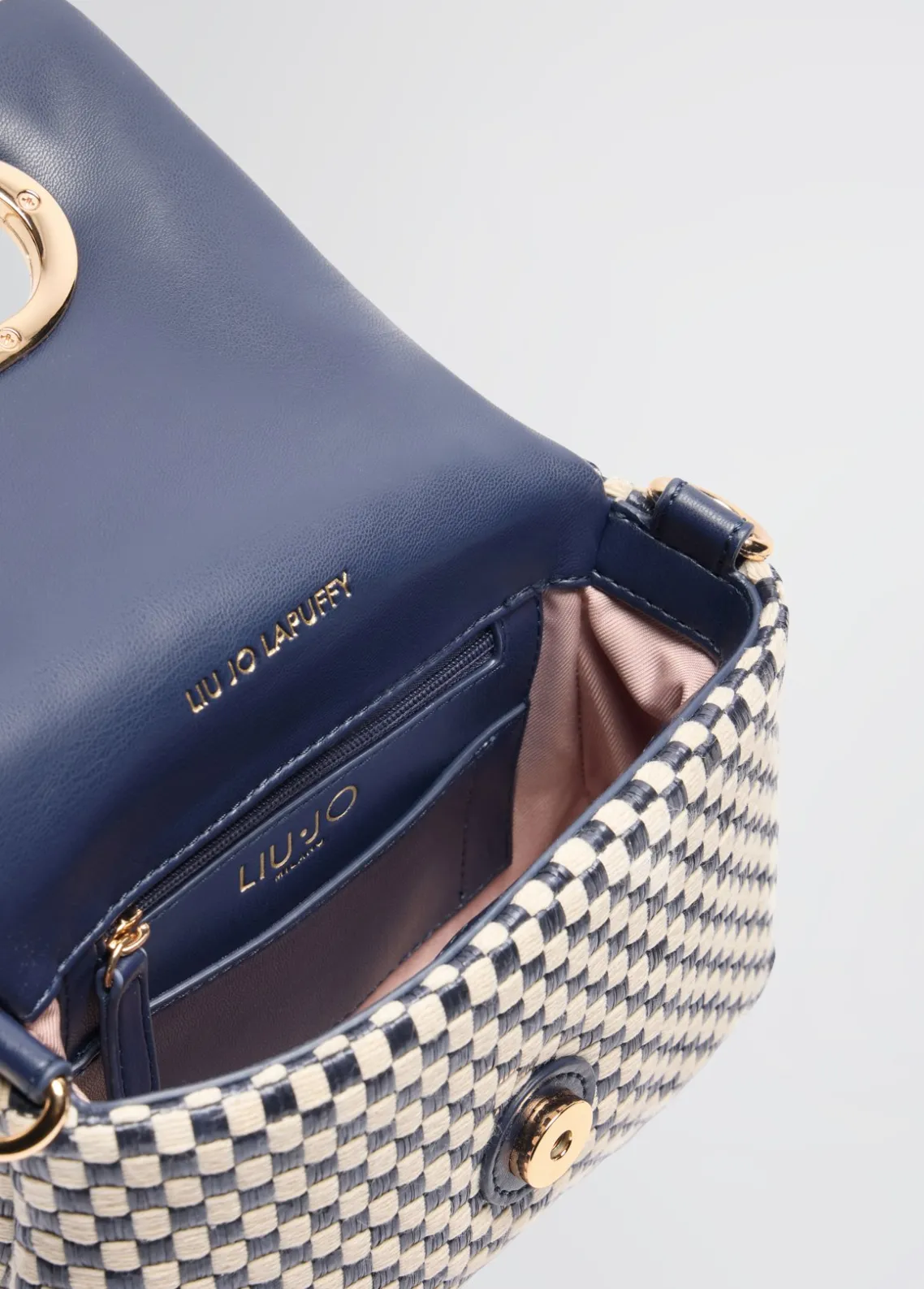 Liu Jo Bolso pequeño LaPuffy de cuadros-Mujer Bolsos Bandoleras|Lapuffy