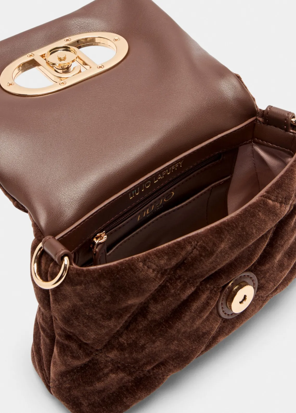 Liu Jo Bolso pequeño LaPuffy de terciopelo-Mujer Bolsos Bandoleras