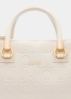 Liu Jo Bolso satchel mediano con logotipo-Mujer Bolsos De Mano