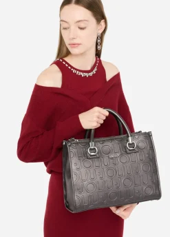 Liu Jo Bolso satchel mediano con logotipo-Mujer Bolsos De Mano