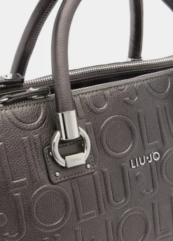 Liu Jo Bolso satchel mediano con logotipo-Mujer Bolsos De Mano