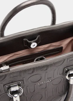 Liu Jo Bolso satchel mediano con logotipo-Mujer Bolsos De Mano
