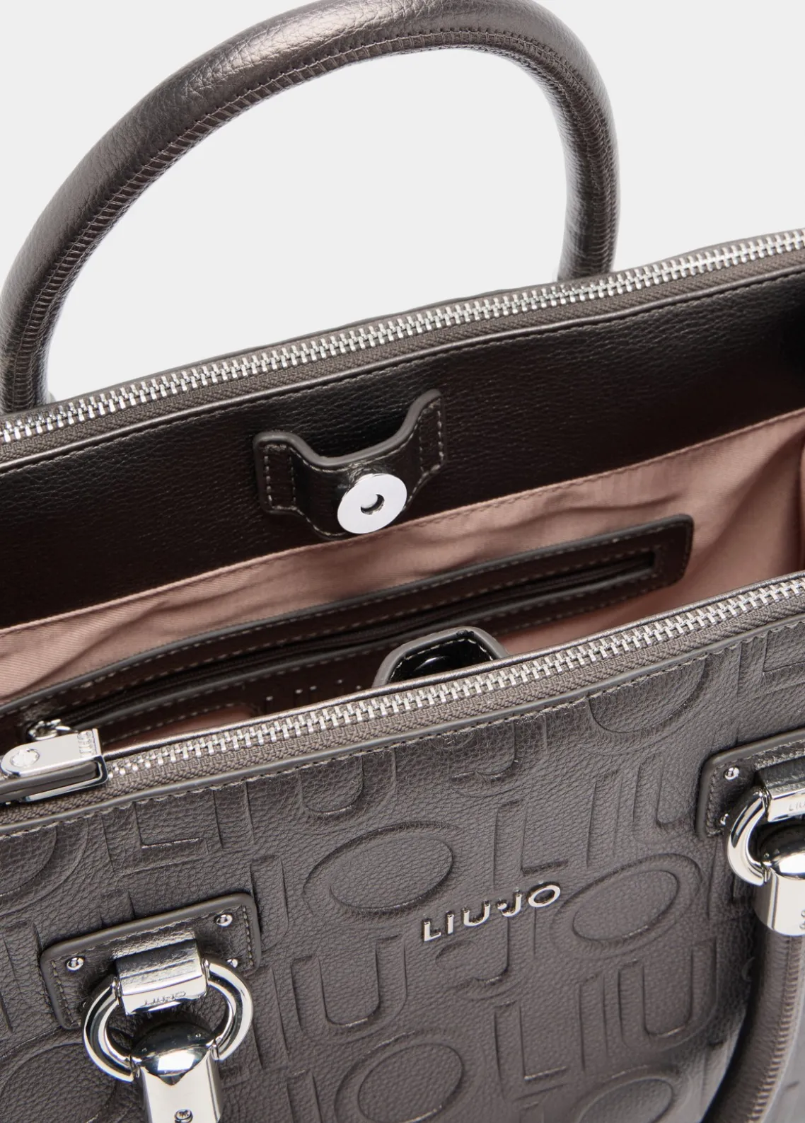 Liu Jo Bolso satchel mediano con logotipo-Mujer Bolsos De Mano