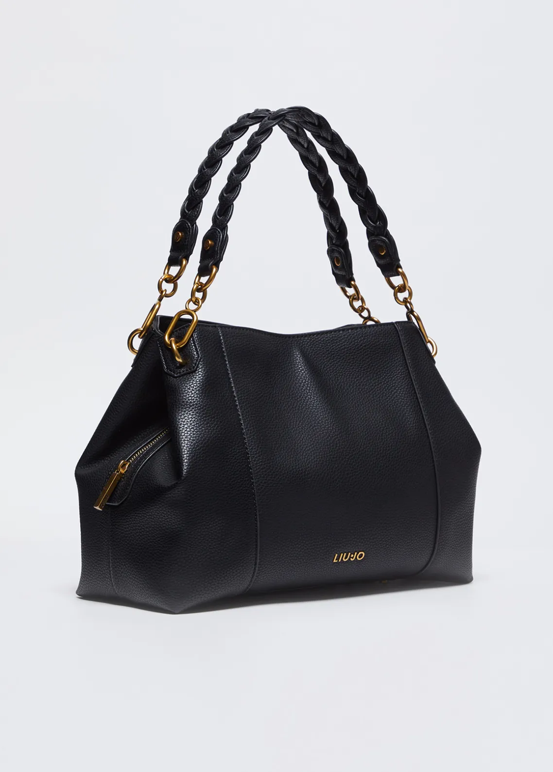 Liu Jo Bolso satchel mediano con logotipo-Mujer Bolsos De Hombro